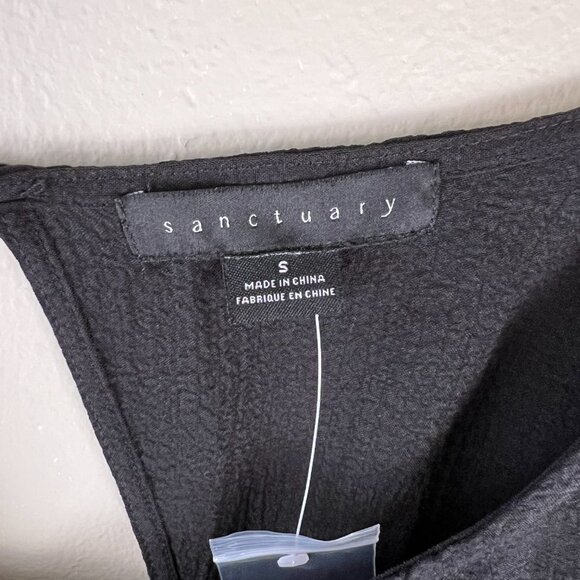 Sanctuary Open Back Peplum Blouse - Picture 2 of 7